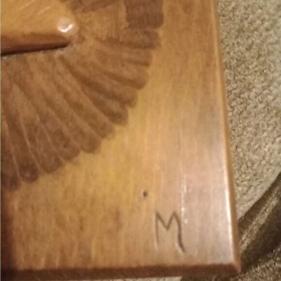 Praying Hands Wood Carving Hand Carved,  Hand Crafted 1981 By Marcy Ream Vintage - Picture 3 of 4